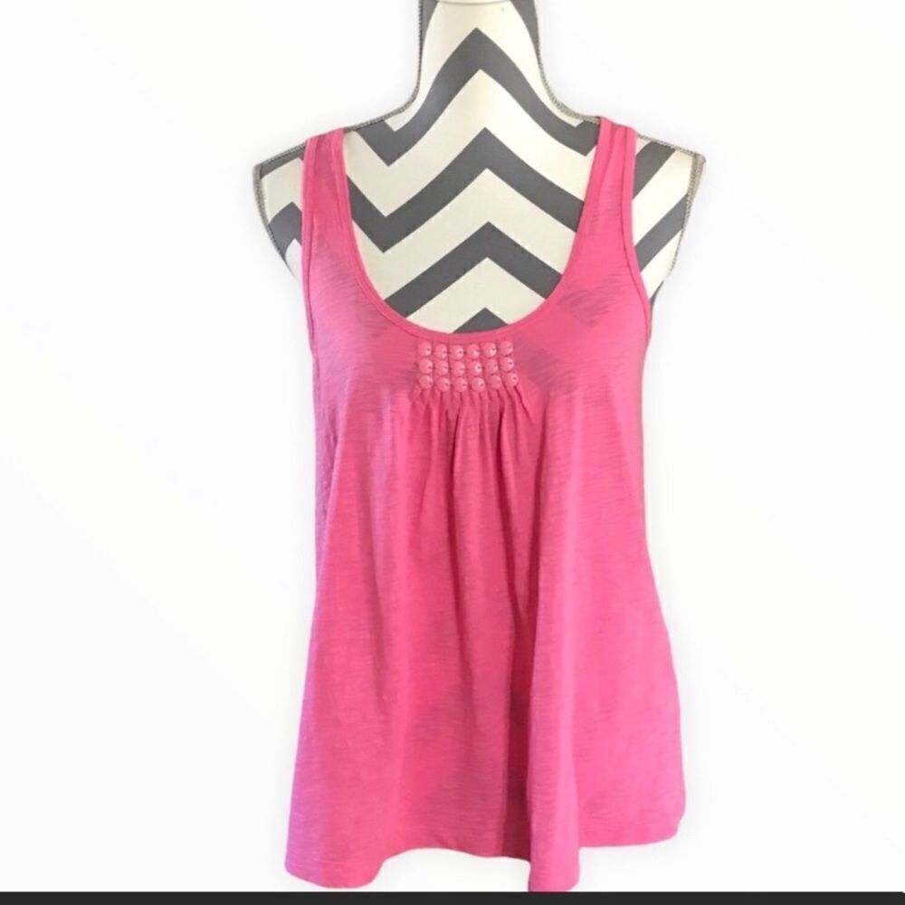 J. Crew SMALL Pink 100% Cotton Tank Top